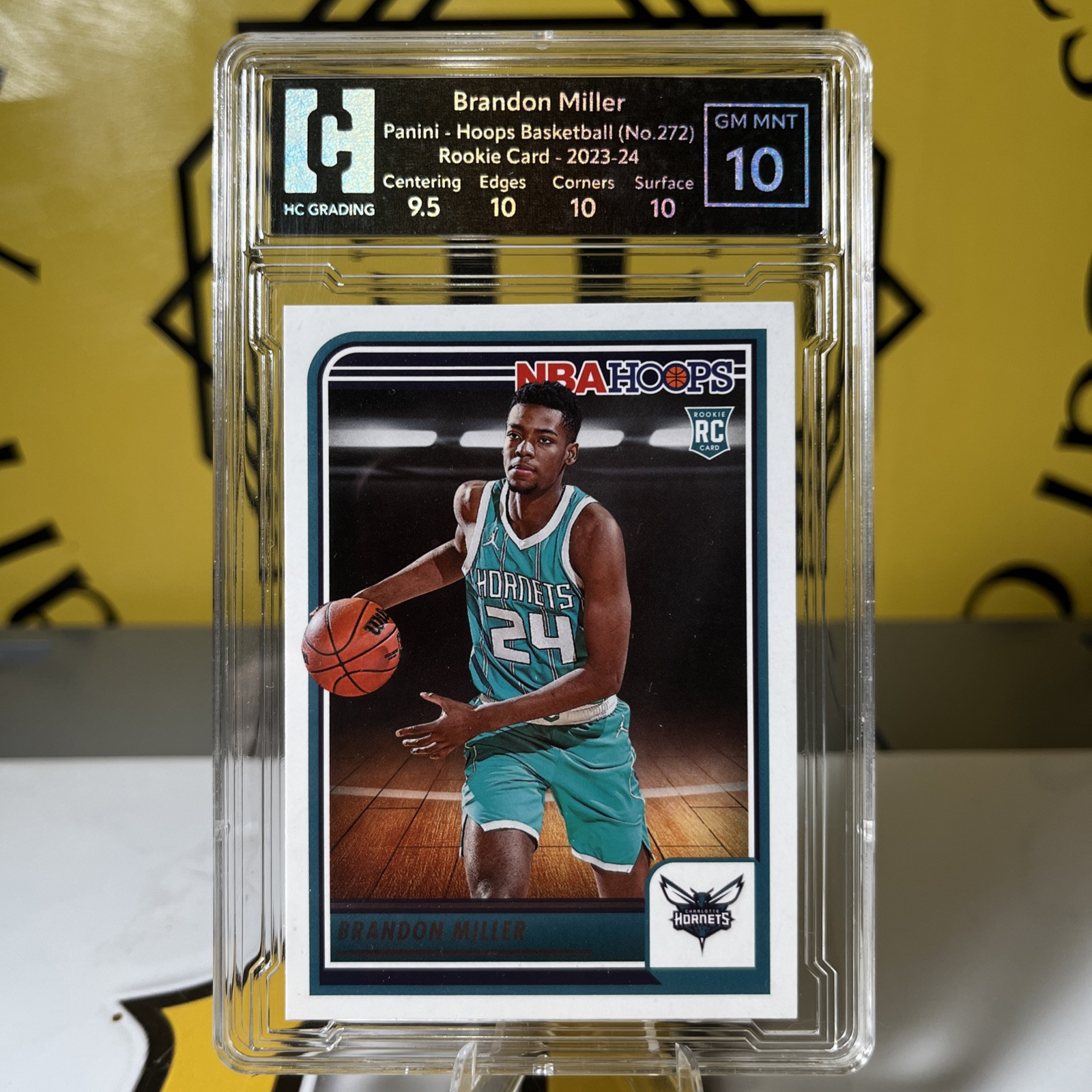 2023-24 Panini NBA Hoops - Rookies #272 Brandon Miller (RC)