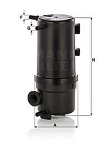 Mann-Filter WK 10 046 Z Kraftstofffilter FüR VW