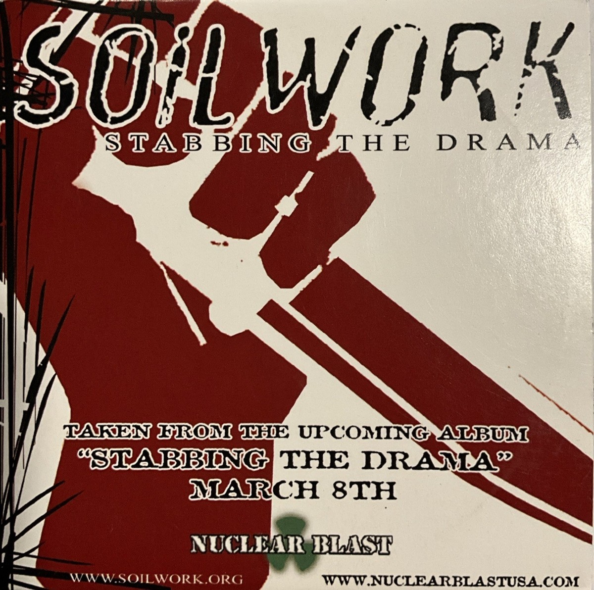 Soilwork - Stabbing The Drama CD Single 2004 Nuclear Blast [Promo