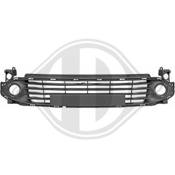 1X LüFtungsgitter StoßFäNger Diederichs 4416045 Hd Priority Parts FüR Renault Vo-image