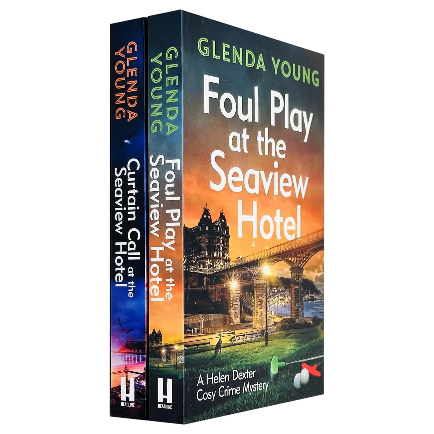 Helen Dexter Cosy Crime Mysteries 2 Books Collection Set By Glenda Young NEW