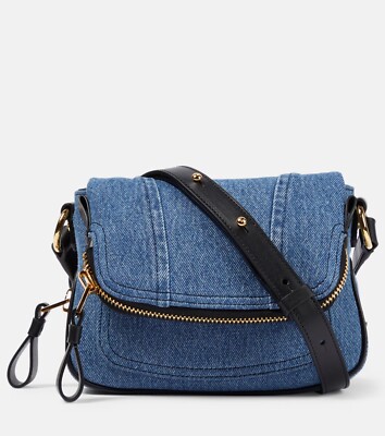 【関税&送料込】Tom Ford Mini Jennifer Bag TOM FORD Calfskin Mini Jennifer Crossbody Bag Black 467956