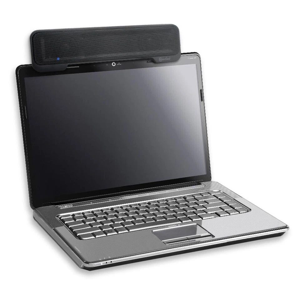 Syba USB Powered Portable Stereo Sound Speaker Bar Mounts to Laptop Screen - Image 3 of 4