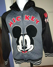 Disney Mickey Mouse M90 Zippered Hoodie Sweatshirt Size 5