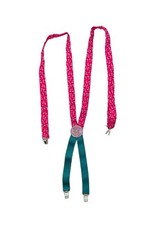 Vintage Santa Christmas Suspenders  Santa  s Brand  By California Holdups 1980s