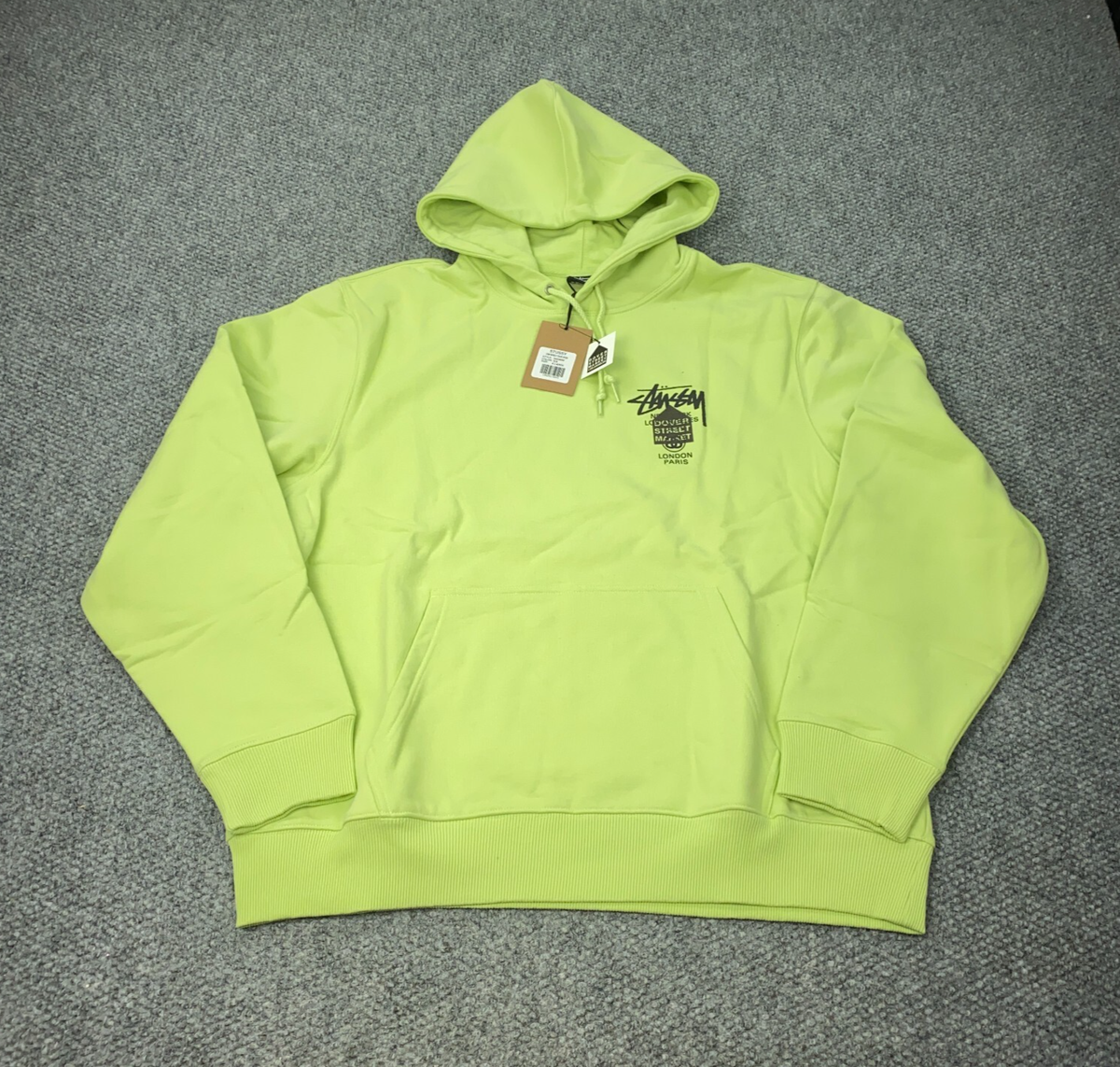 Stussy Dover Street Market World Tour Hoodie Mens XL Tea DSM