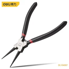 7 Inches Straight Circlip Pliers Chrome Vanadium Steel Anti-Rust Treatment