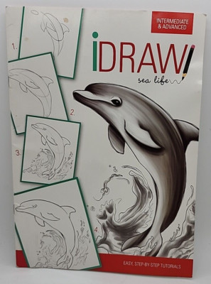 iDraw Sea Life Intermediate & Advanced Art Book Easy Tutorial