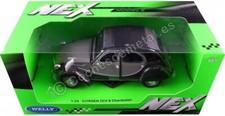 Welly NEX 1:24 Scale Citroen 2CV 6 Charleston Grey/Black Model Replica Car 24009