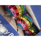~ LED Disco Ball String Lights: 10 ct, 4.5' lighted length, 5.5' total length