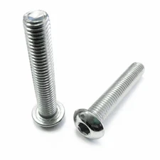 M10x1.25/1.50 Metric Button Head Cap Allen Screw Bolt Motorcycle Hardware 2-10pc