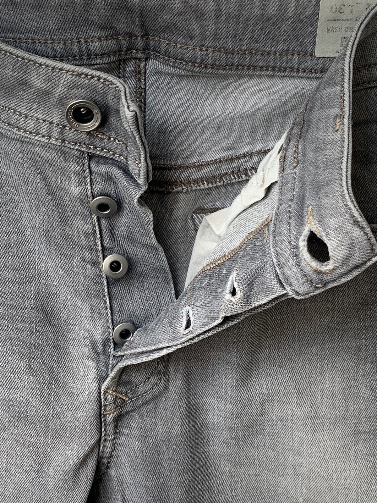 Mens Diesel BUSTER 084HP Stretch Slim Tapered Grey Jeans W34 L28 eBay