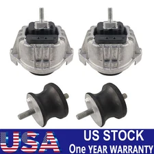 4x Engine Motor & Transmission Mount For BMW 128i 325i 328i 330i E82 E88 E90 E92