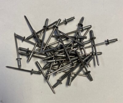 #43 1/8'' DIAM .126 TO .187 GRIP  ALUMINUM-ALUMINUM DOMED HEAD BLIND RIVET 500 PK