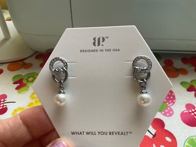 Bomb Party Earrings June 2025 I Could Love You Forever Ceramic Pearl Hematite