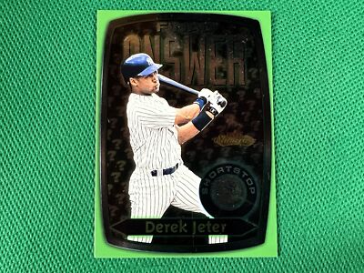 2000 Fleer Showcase Final Answer #6 Derek Jeter New York Yankees