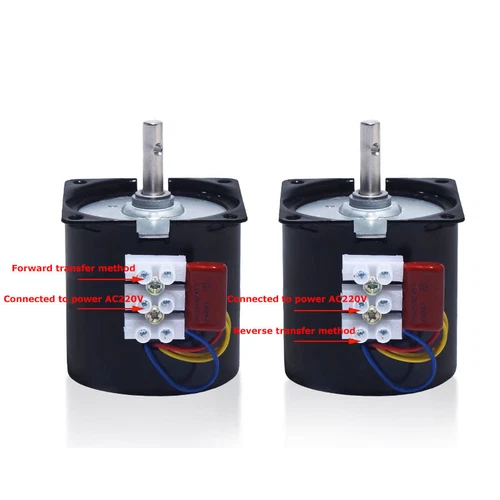 Motor síncrono imán permanente 220V 60KTYZ 2,5-110 rpm/min CW/CCW 14W/28W - Imagen 10 de 14