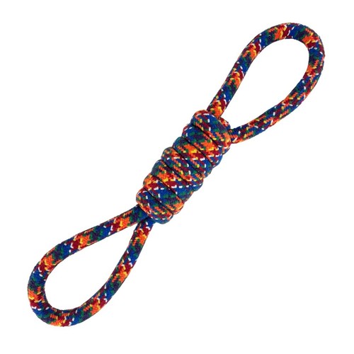 HugglePets Mountain Rope Dog Toy Let's Play - Teeth Cleaning Toys Massages Gums - Picture 32 of 34