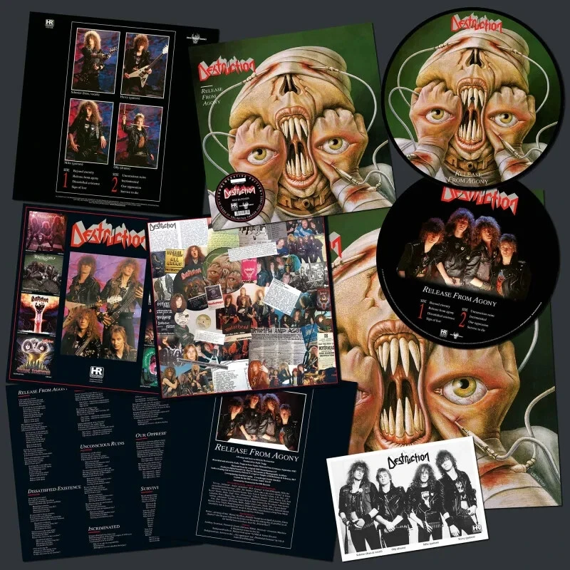 Destruction Release from Agony LP Picture Disc Heavy Metal Sodom Celtic Frost - Image 2 of 4