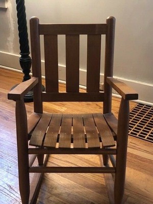 Pottery Barn Kids Wood Rocking Chair For Boy Or Girl Ca 2003 Ebay