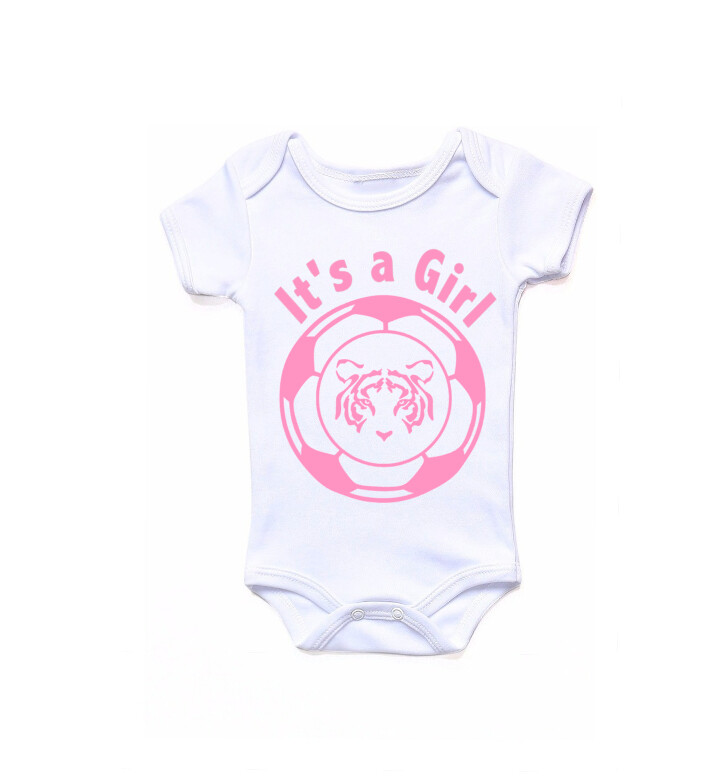 Tigres Newborn Soccer Jump Suits baby reveal