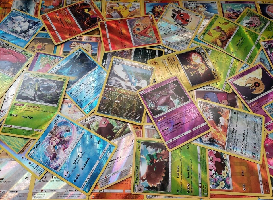 HUGE POKEMON CARD COLLECTION LOT 1000+ CARDS! Birthday Gift Kids ...