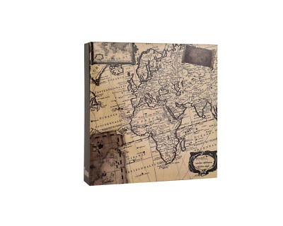 ARPAN Álbum de fotos con estuche memografía fotografía para imagen de 200 x 4 x 6", mapa antiguo
