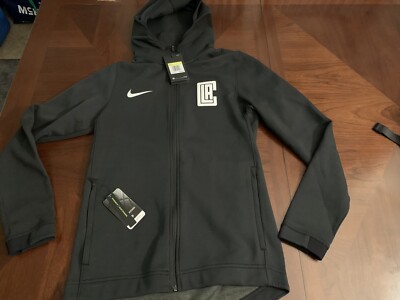 Nike Los Angeles Clippers Players Full Zip Game Jacket Size Small