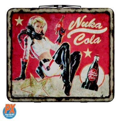FALLOUT   PX Excl   NUKA COLA: Tin Tote + Blaster Set   Fanwraps   Ships Free