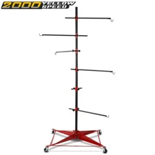 Auto Body Door Fender Panel Holder Tree Center Post Hang Paint Stand Adjustable