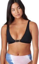 L*Space E2876 Sensual Solids Playa Top Black ...