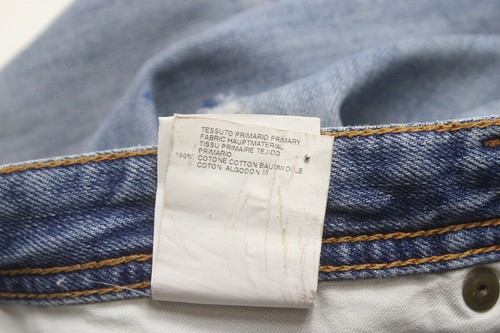 JUST CAVALLI Jeans Men's W33 Painted Distressed Straight Fit Whiskers Button - Picture 11 of 14
