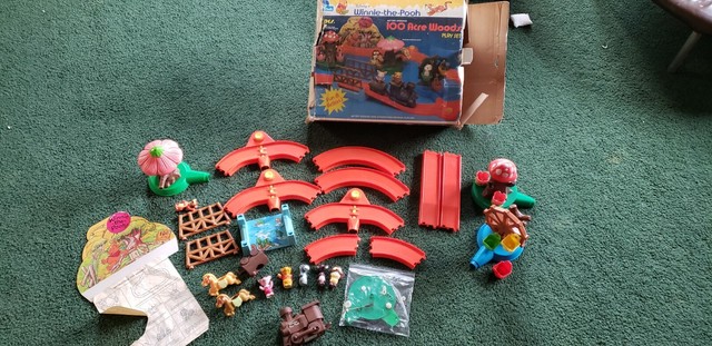 winnie the pooh train set 1988