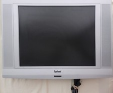 Symphonic LCD Color 20" TV WF20L6 Silver WORKS 20" Television NO REMOTE STAND