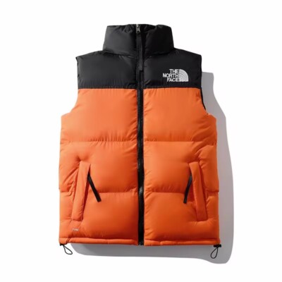 Men's The North Face 1996 Retro Nuptse 700 black & Green Down Puffer Thick Vest