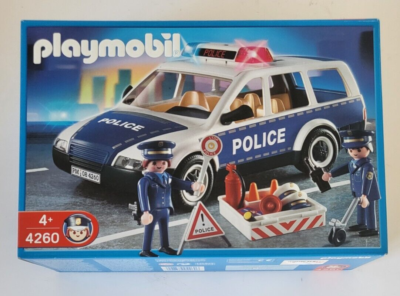 Playmobil Voiture De Police Et Patrouille – Réf 4260 – Neuf, 4-6 Ans, Fabriqué En Allemagne