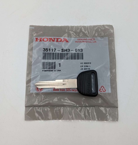 OEM Genuine Honda 88-00 Civic CRX Del Sol SI EX DX Uncut Ignition Key Blank SH3