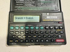 ADVANCED VERB TRANSLATION SPANISH-ENGLISH DICTIONARY SII Seiko Instruments 