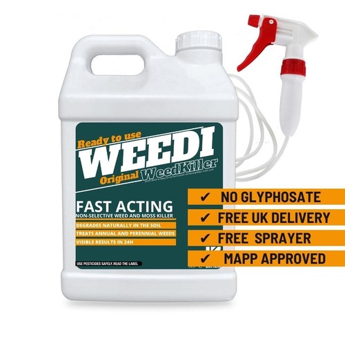 STRONGEST GLYPHOSATE FREE Weed Killer MOSS KILLER BIODEGRADABLE VEGAN 5L eBay