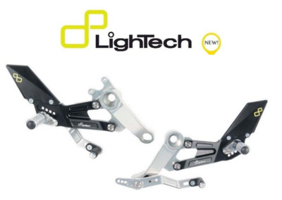 LIGHTECH ADJUSTABLE REAR FOOTRESTS FIXED APRILIA RS 660 2020-2026