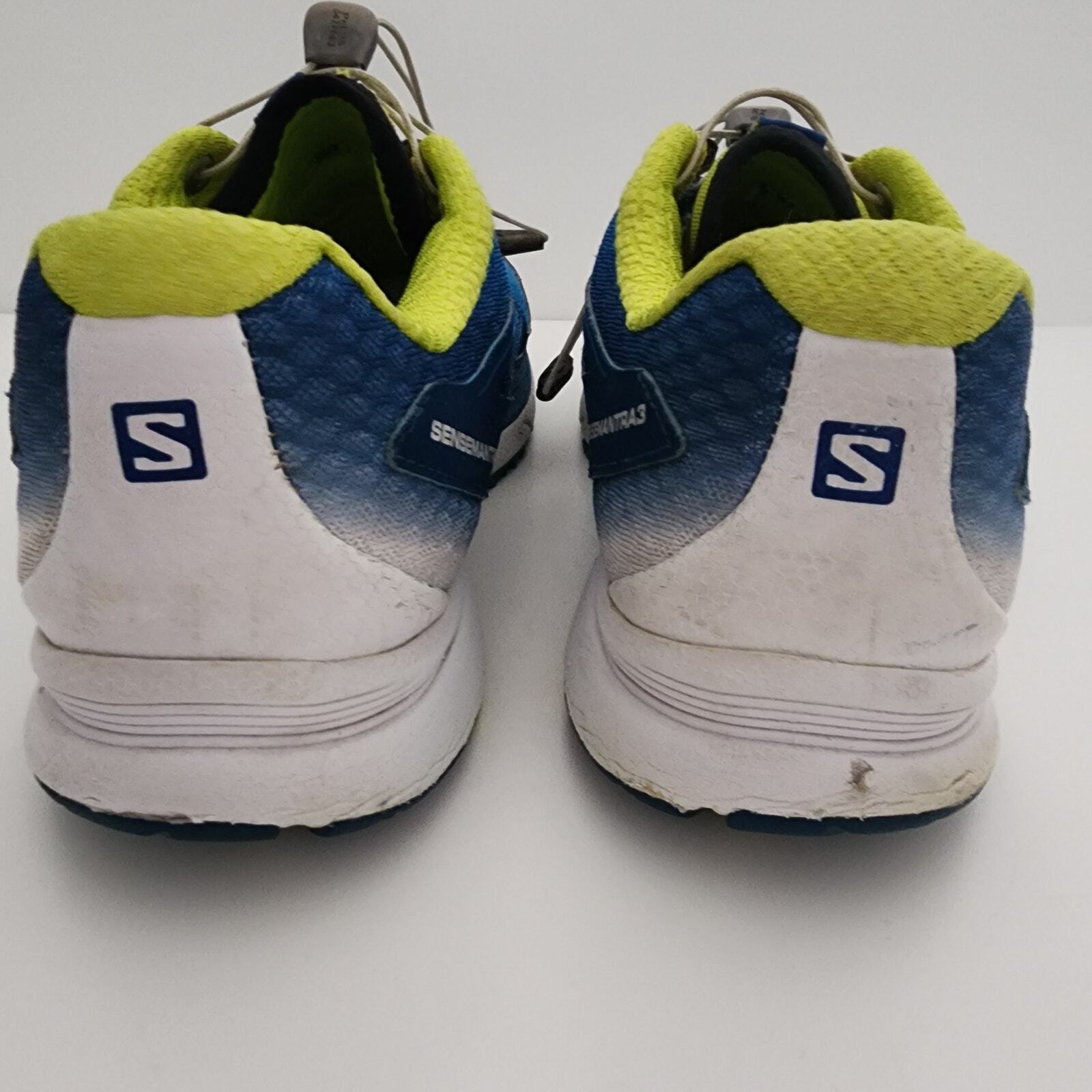 Scarpe da passeggio Salomon blu verde Sense Mantra 3 trail running uomo taglia 8