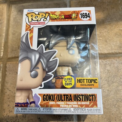Pop Figure Ultra Instinct Goku Pop Exclusive Funko Goku Ultra