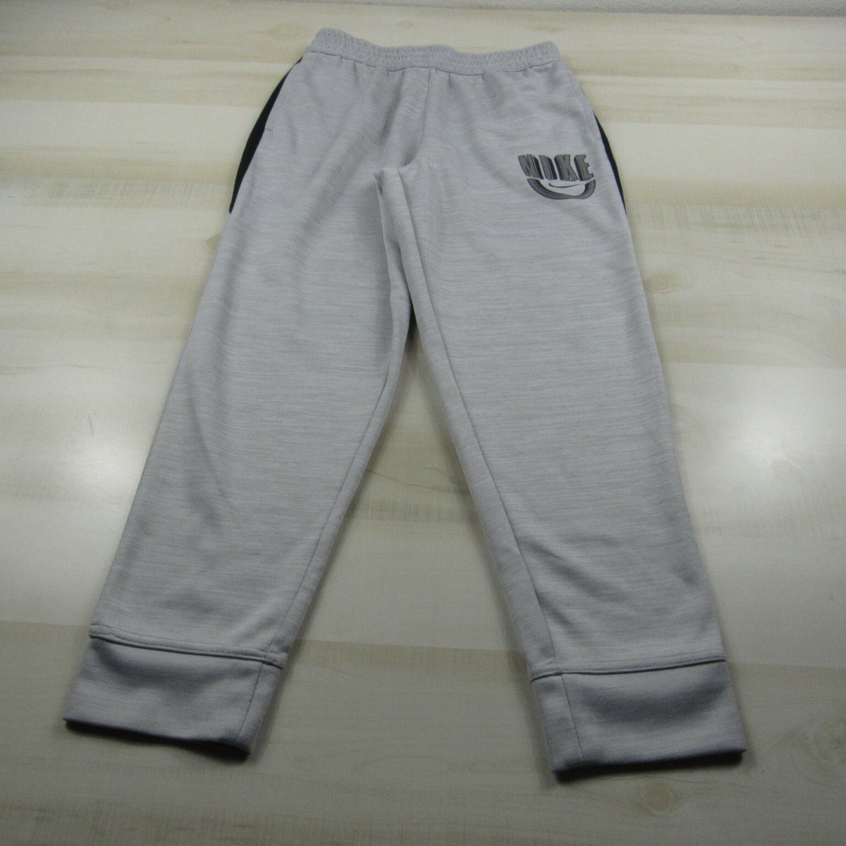 Nike Pants Boys Large Gray Joggers Sweatpants Drifit Outdoor