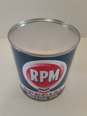 Vintage RPM Chevron / Standard Oil Can 1 qt. - Reproduction