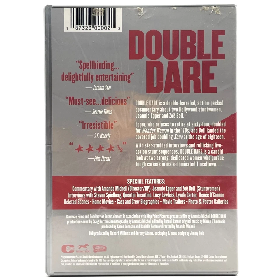 Double Dare (2004) Amanda Micheli Zoe Bell Jeannie Epper 2005 DVD - Image 3 of 3