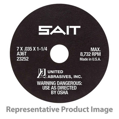 United Abrasives SAIT 23210 6x.035x7/8 A36T Tool Room Cutting Wheels 50 pack