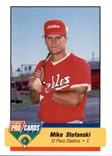 1994 El Paso Diablos Fleer/ProCards #3150 Mike Stefanski Flint Michigan NM Card
