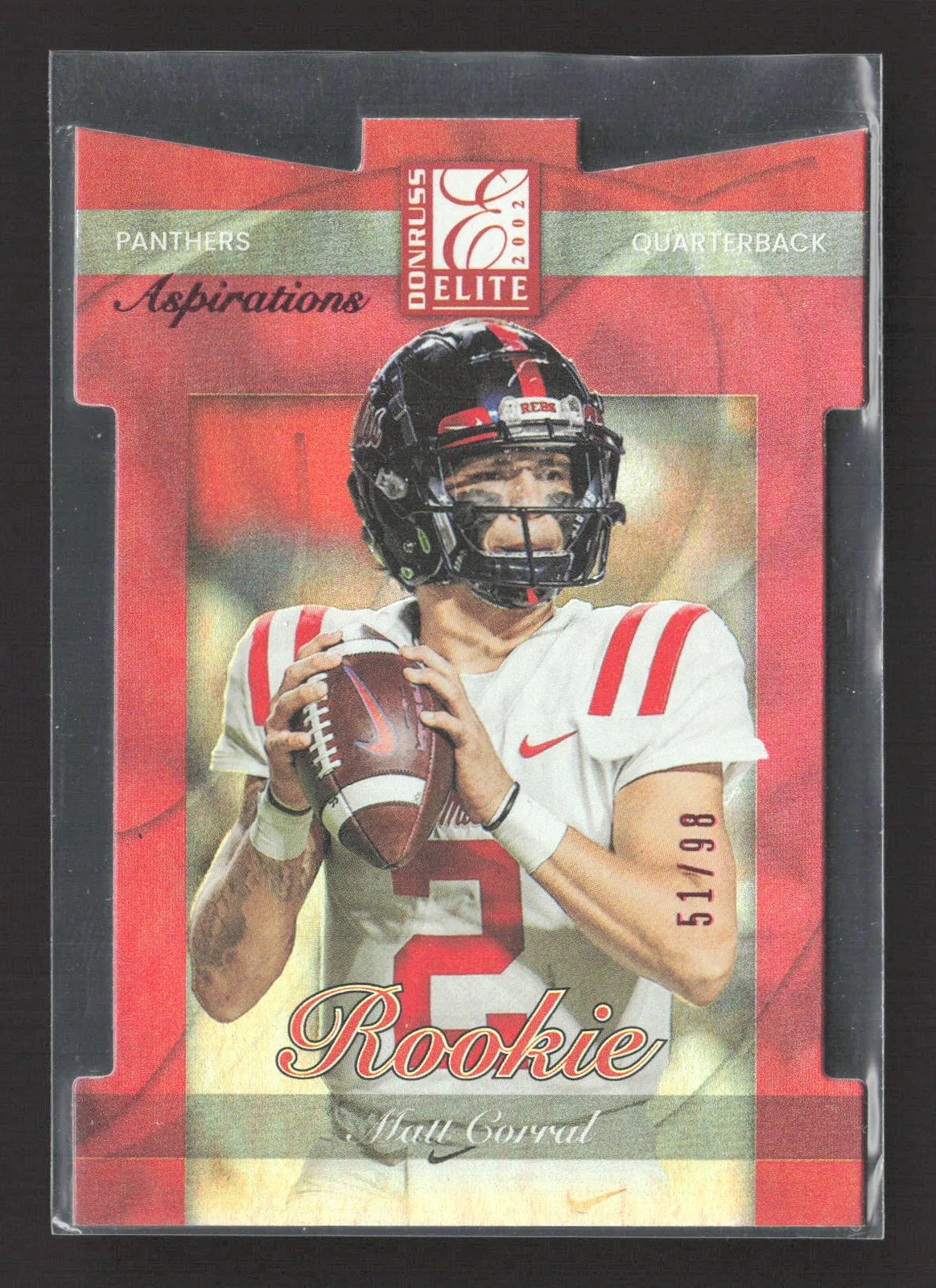 2022 Panini Donruss Elite Aspirations Matt Corral #202-108 51/98