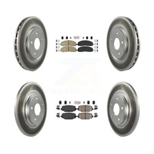 Transit Auto KGA-101075 Brake Disc and Pad Kit Front & Rear for VW Grand Caravan