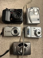 Bundle of Five Cameras Canon, Fujifilm, Samsung